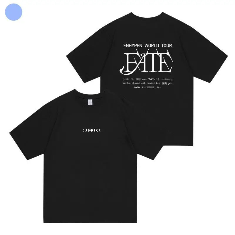 ［美品］ ENHYPEN FATE+ L/S TーSHIRT ENHYPEN WORLD TOUR FATE+ IN JAPAN FATE PLUS T-shirt Black