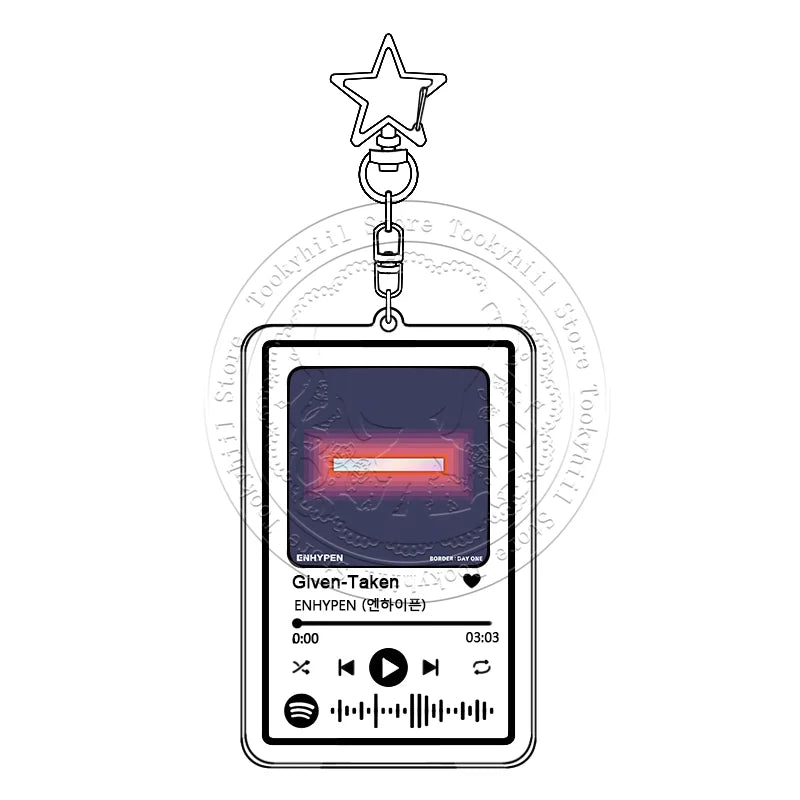 ENHYPEN Music Keychain Keyring Accessories