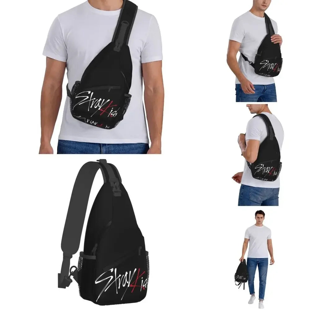 Stray Kids Logo Crossbody Sling Bag