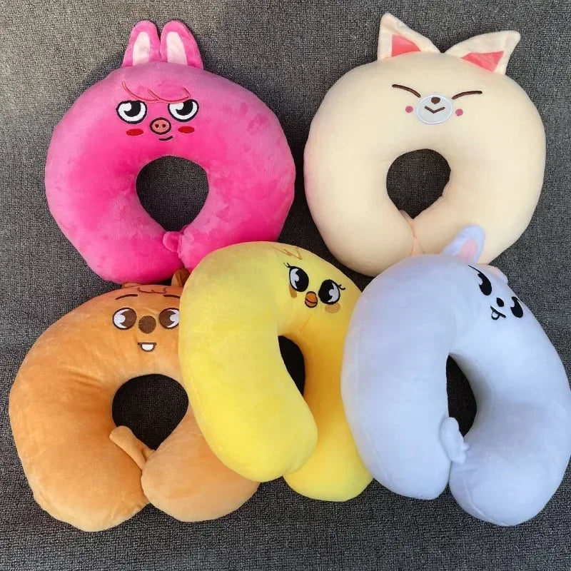 Kpop Skzoo Plush Toy U Shaped Sleep Neck Pillow
