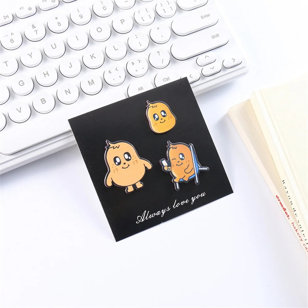 Seventeen Miniteen 3PC Brooch Pins Badge