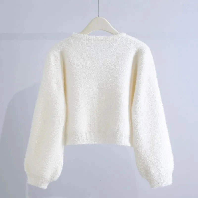Bowknot Knitted Cardigan for Women