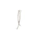 Metal Geometric Intersect Hollow Stud Earrings