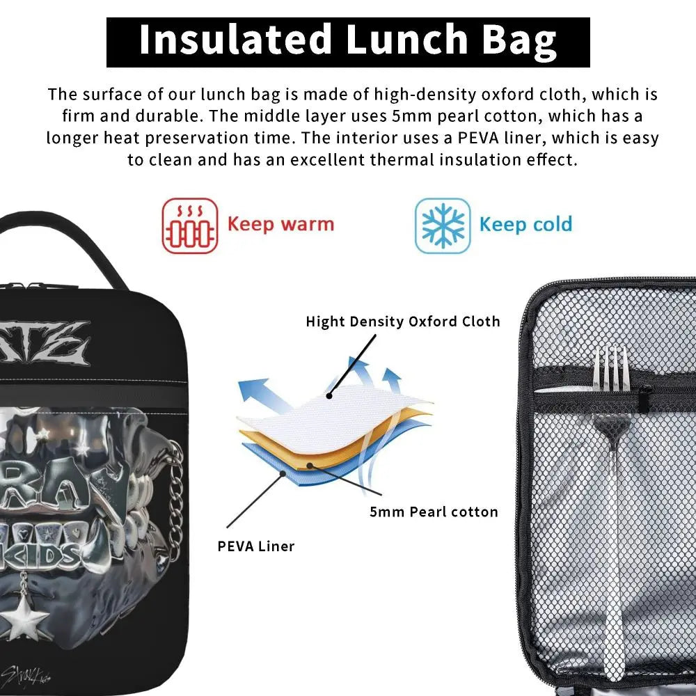 Stray Kids Chk Chk Boom Lunch Bags Container