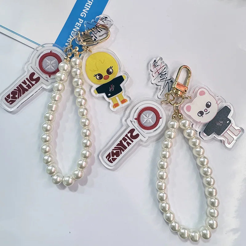 Skzoo Stray Kids Support Light Double-sided Acrylic Keychain