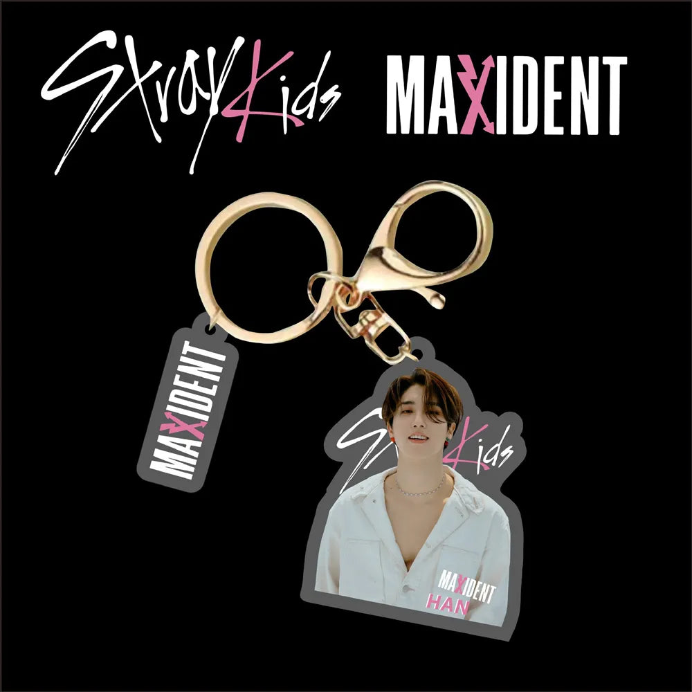 Stray Kids Maxident Album Key Ring Holder Merch