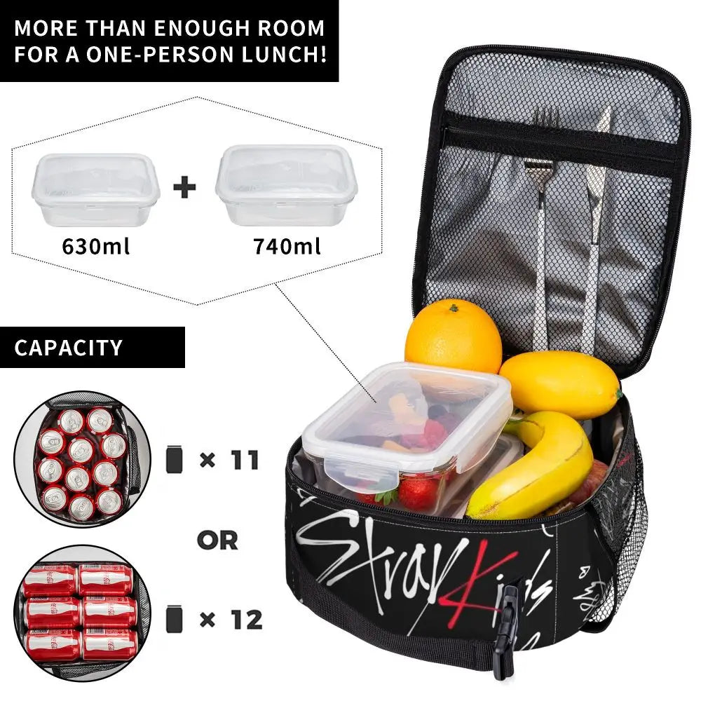 Stray Kids Chk Chk Boom Lunch Bags Container