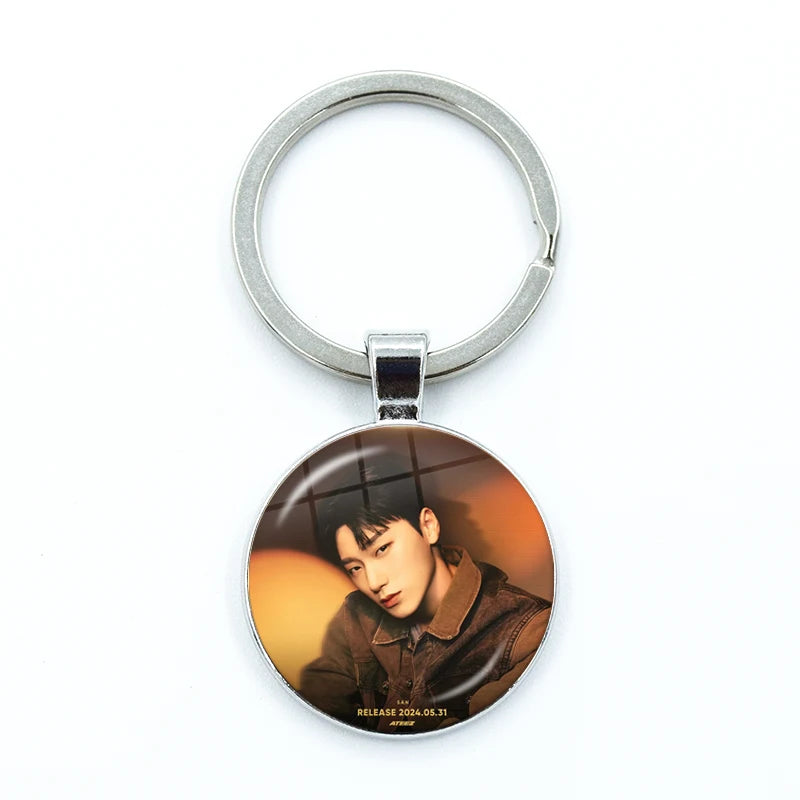 ATEEZ Golden Hour Keychain Keyring Accessories