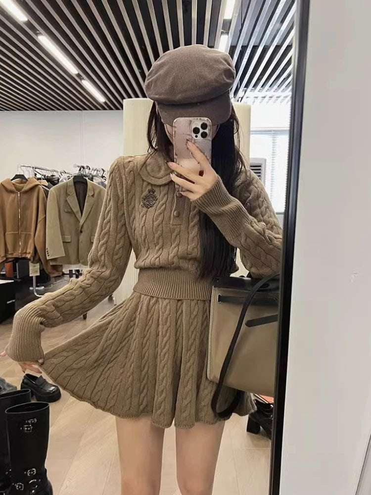 Korean Knitted Set for Women