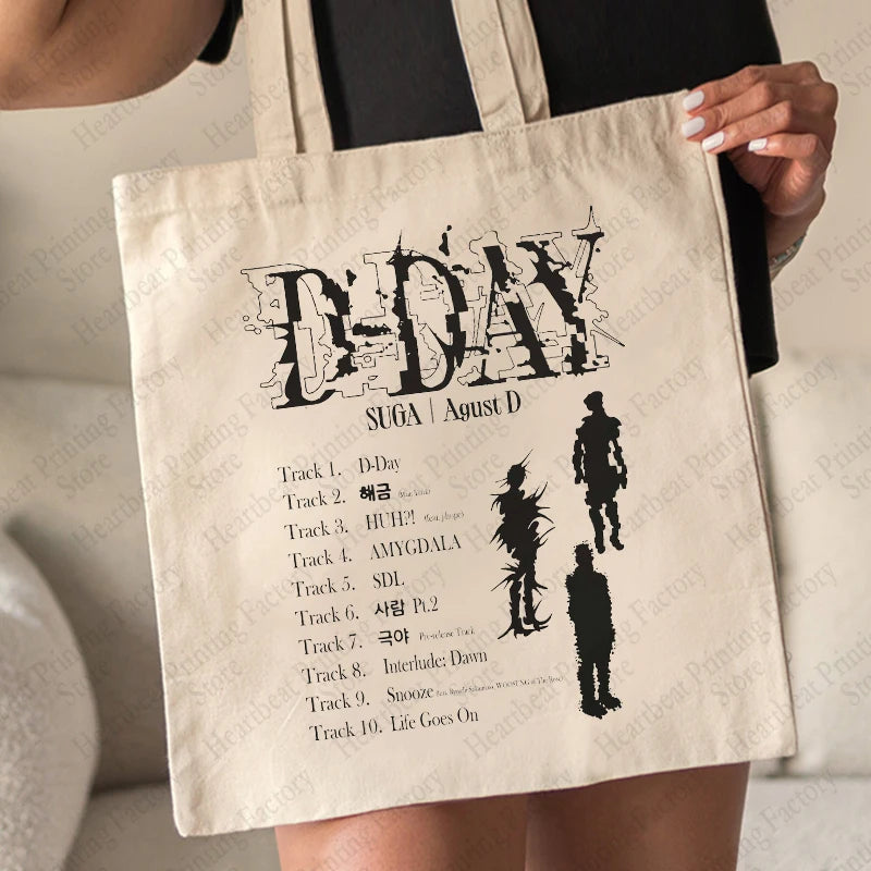 AGUST D-Day Canvas Tote Bag