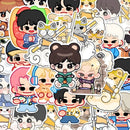 Kpop SEVENTEEN Anime Wasserfester Aufkleber