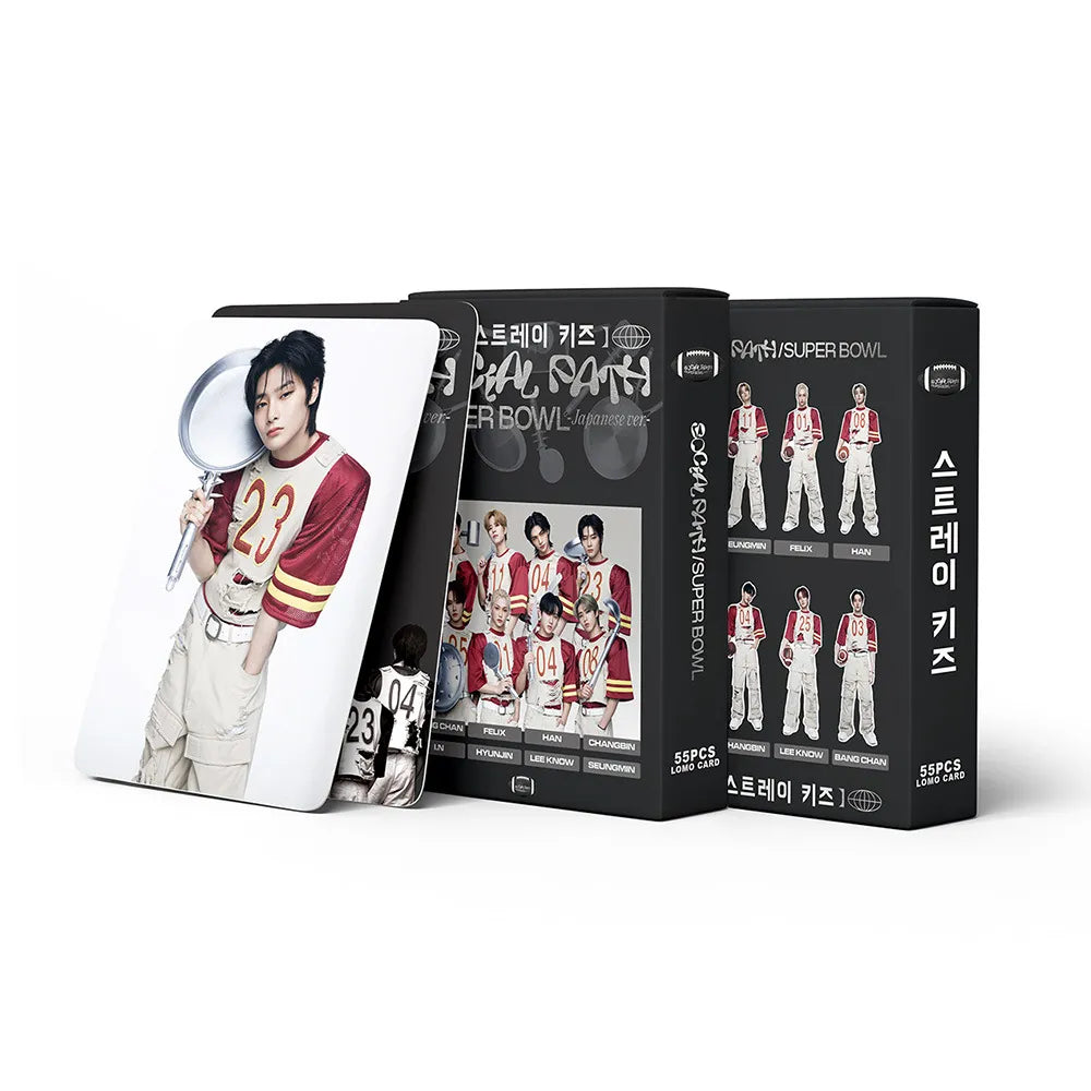 KPOP Stray Kids Social Path Super Bowl Photocards