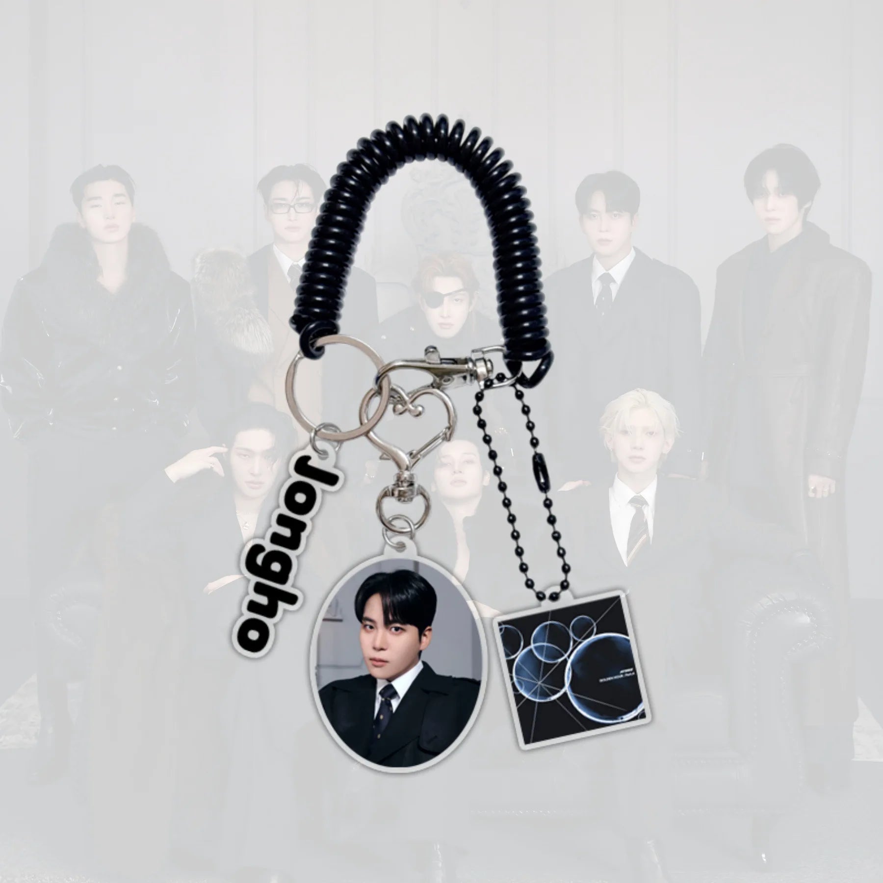 ATEEZ New 2026 Mini 13th Album GOLDEN HOUR Part 4 Keychain Accessories