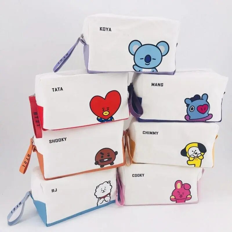 Bangtan21 Storage Pencil Case Bag
