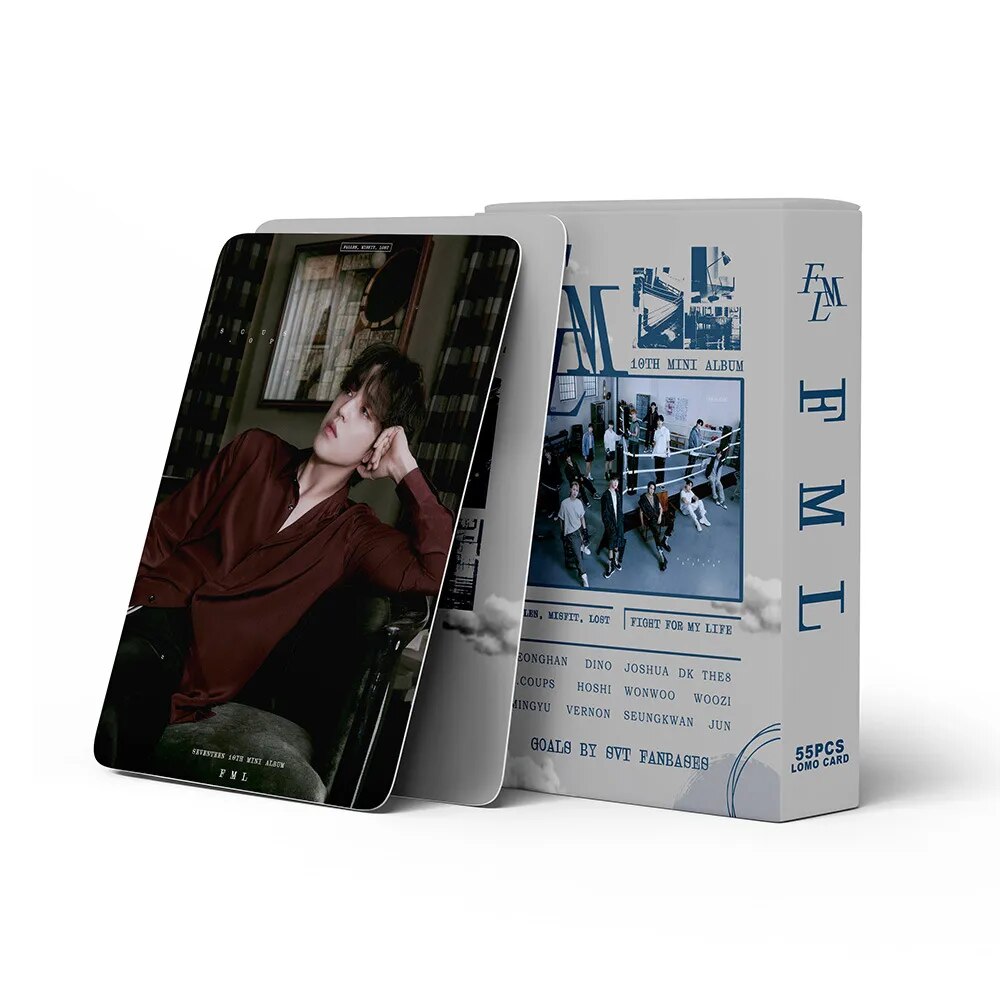 KPOP SEVENTEEN Verschiedene Album-Fotokarten Merch