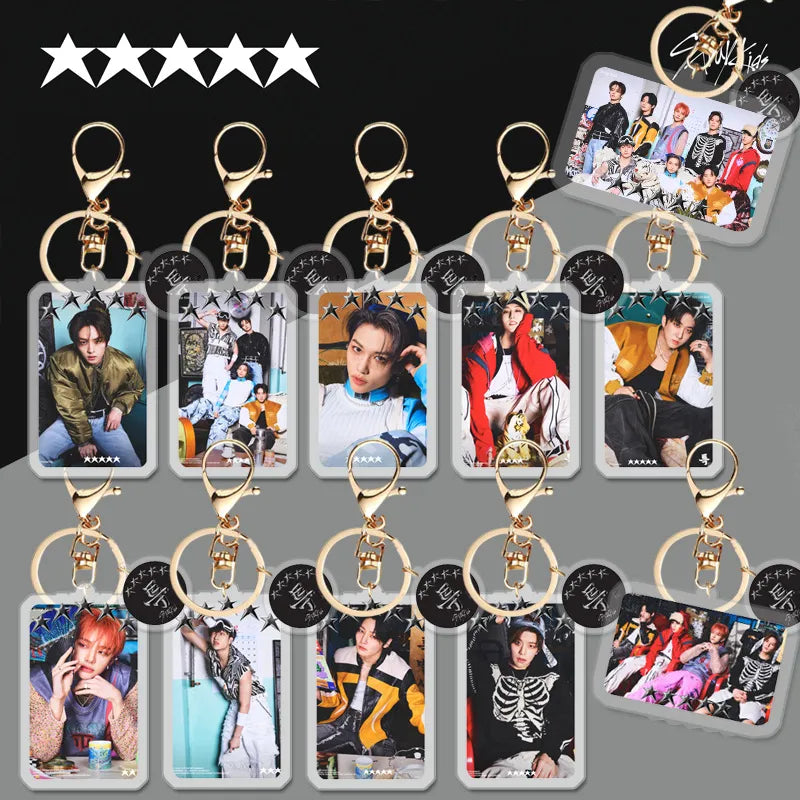 Stray Kids 5-STAR Album Colored Acrylic Keychain