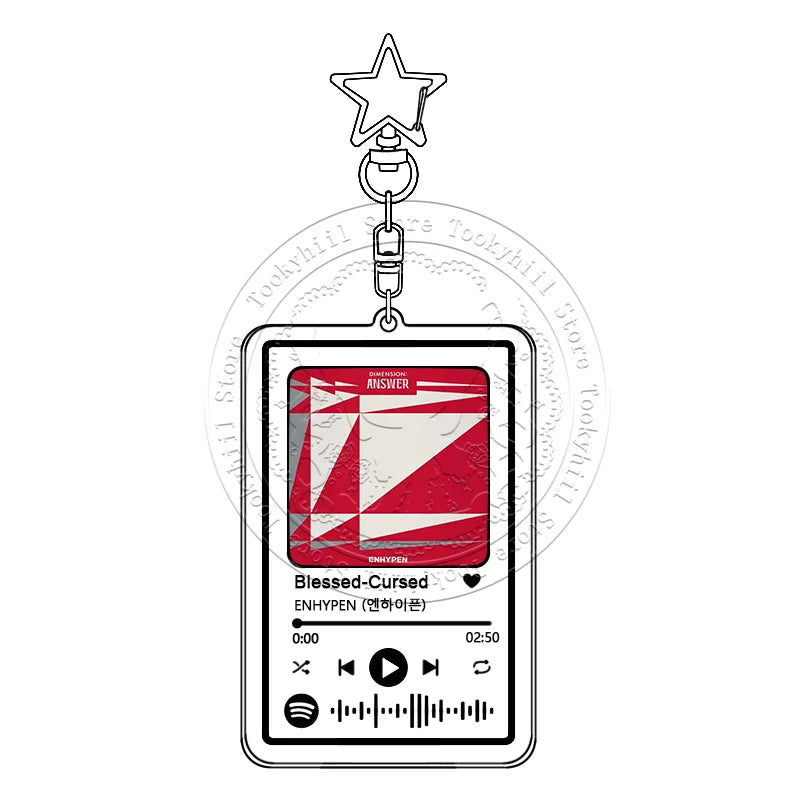 ENHYPEN Music Keychain Keyring Accessories
