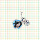 New Jeans Members Face Acrylic Keychain