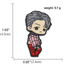 KPOP EXO Brooch and Enamel Pin Cartoon Member Figure