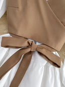Korean Casual Slim Vest Dress for Women