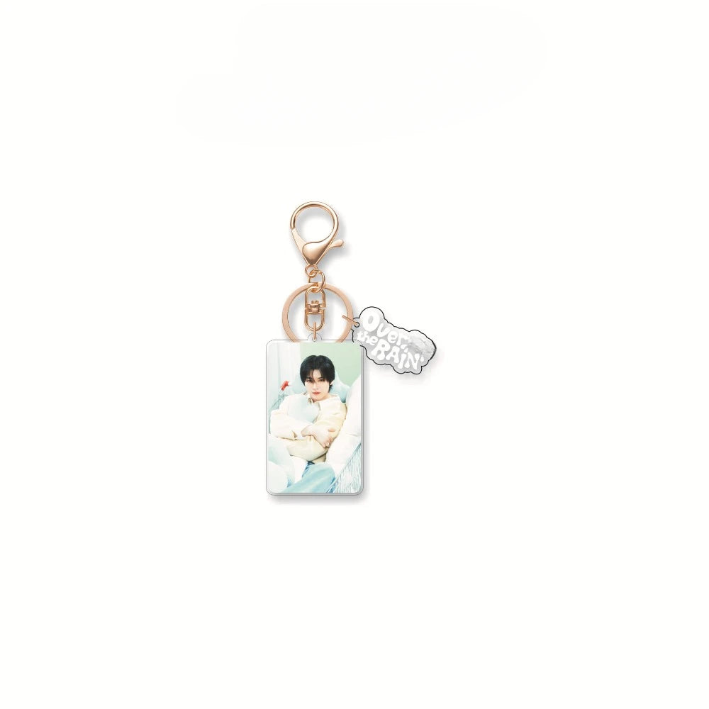 Stay Over The Rain Photo Acrylic Pendant Keychain
