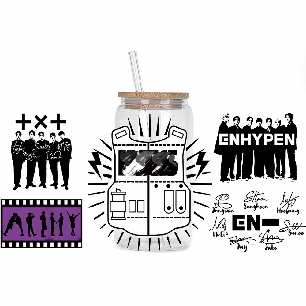 Bangtan Boys Waterproof 3D Stickers for Cups