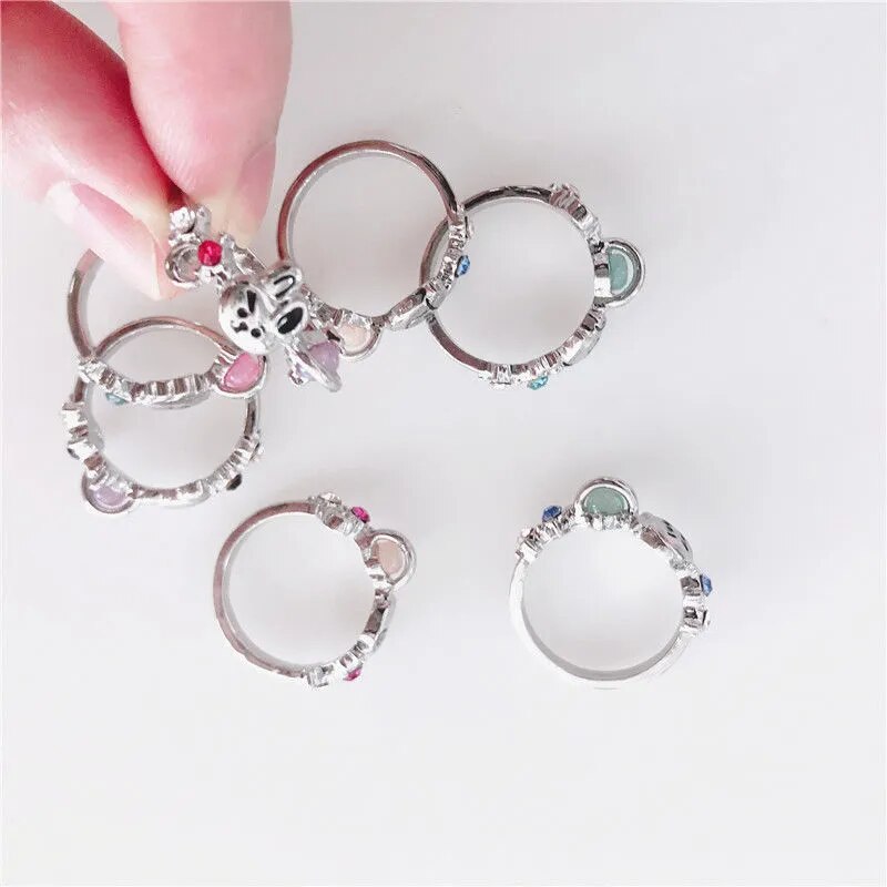 Bangtan21 Cartoon Alloy Rings Jewelry