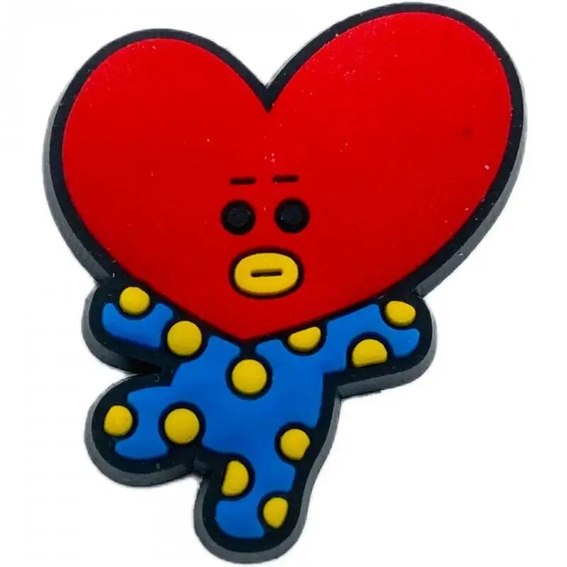 Bangtan21 Characters Jibbitz Decor For Crocs Slippers