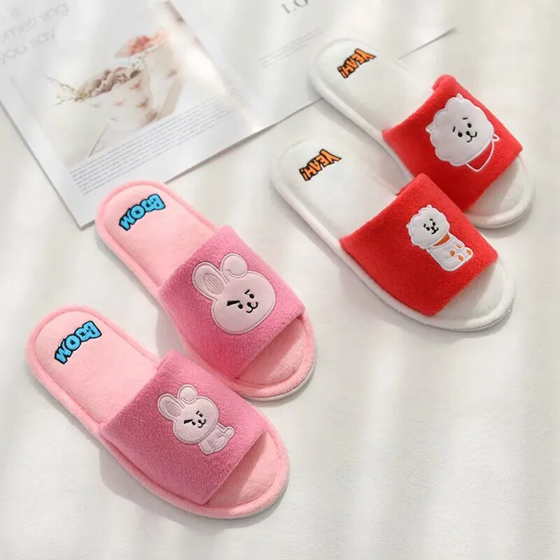 Bangtan21 Character Cute Indoor Slippers