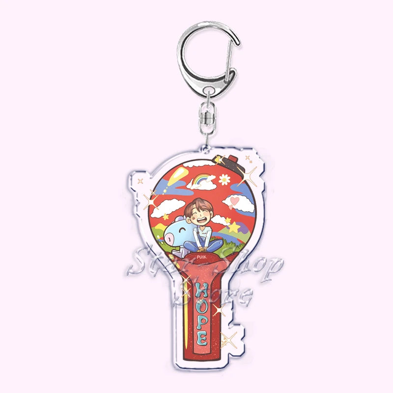 Bangtan Band Seven Acrylic Key Ring Keychain for Accessories