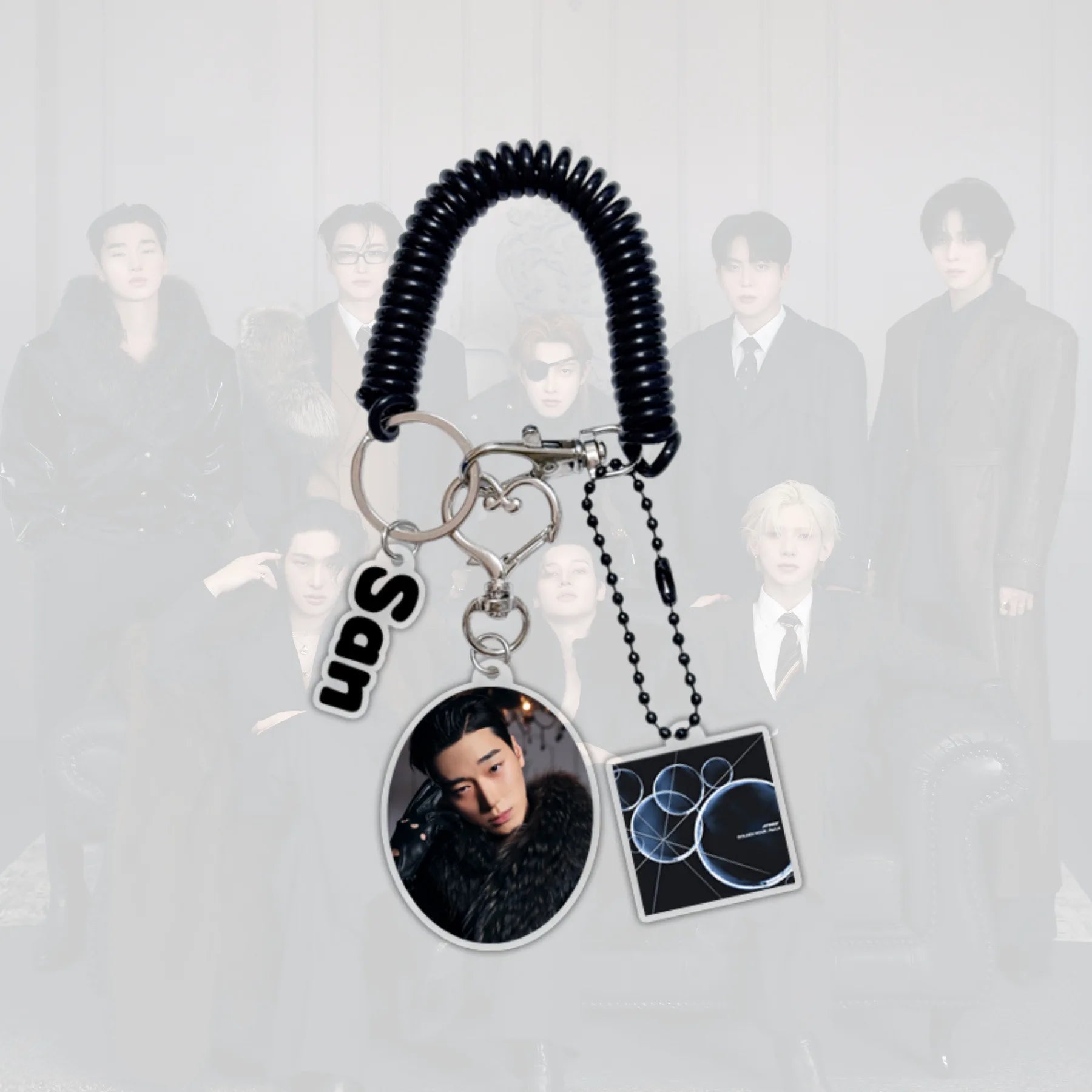 ATEEZ New 2026 Mini 13th Album GOLDEN HOUR Part 4 Keychain Accessories