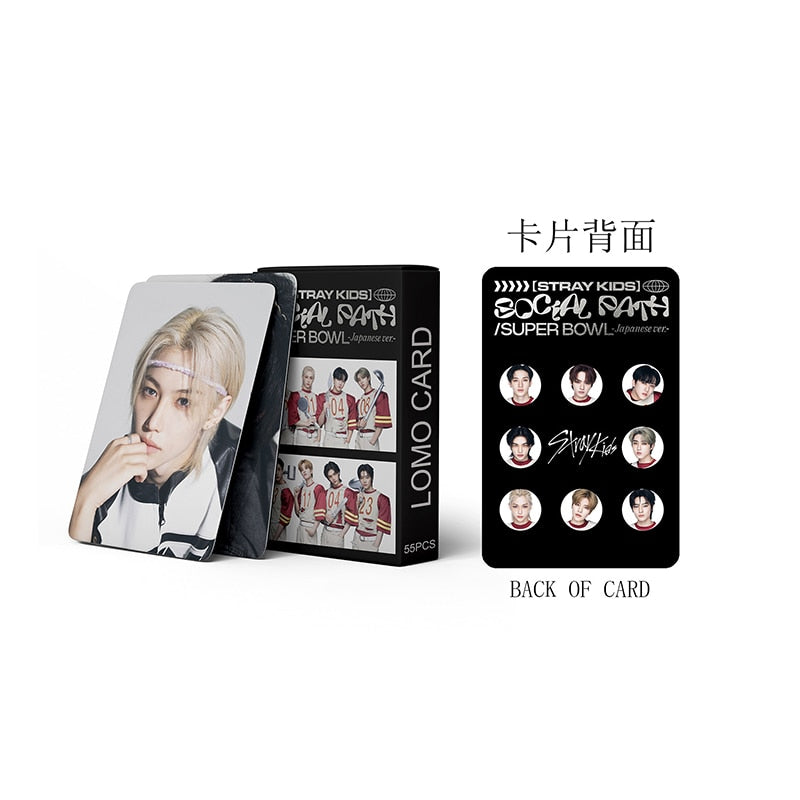 Kpop Stray Kids 55 Stück Lomo-Karten