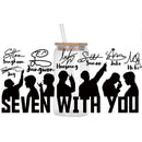 Bangtan Boys Waterproof 3D Stickers for Cups