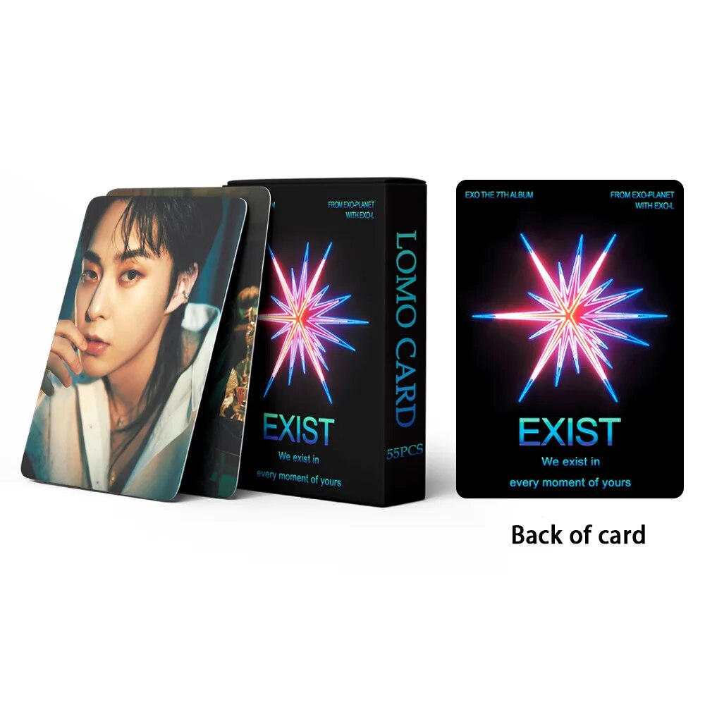 KPOP EXO Exist Album Lomo Card Photocard Collection 55 Stück/Set