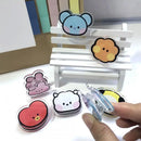 Bangtan21 Cute Acrylic Character Binder Clip