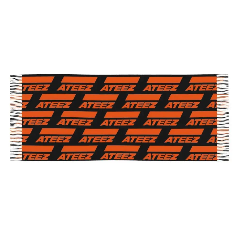 Printed Kpop ATEEZ Logo Scarf