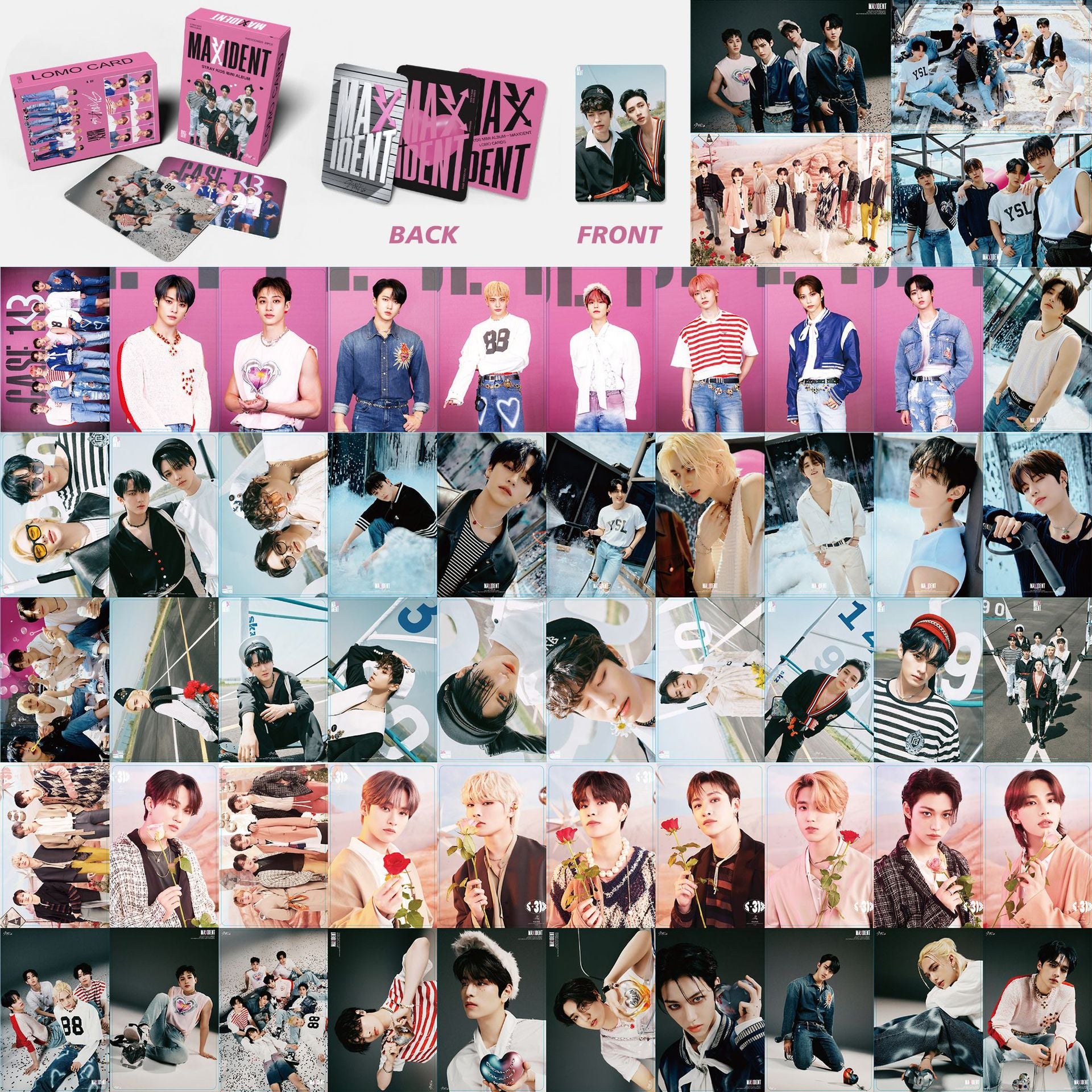 Kpop Stray Kids Lomo-Karten