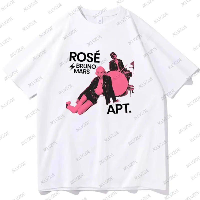 Black Pink Rosie APT Fashion Shirt Merch