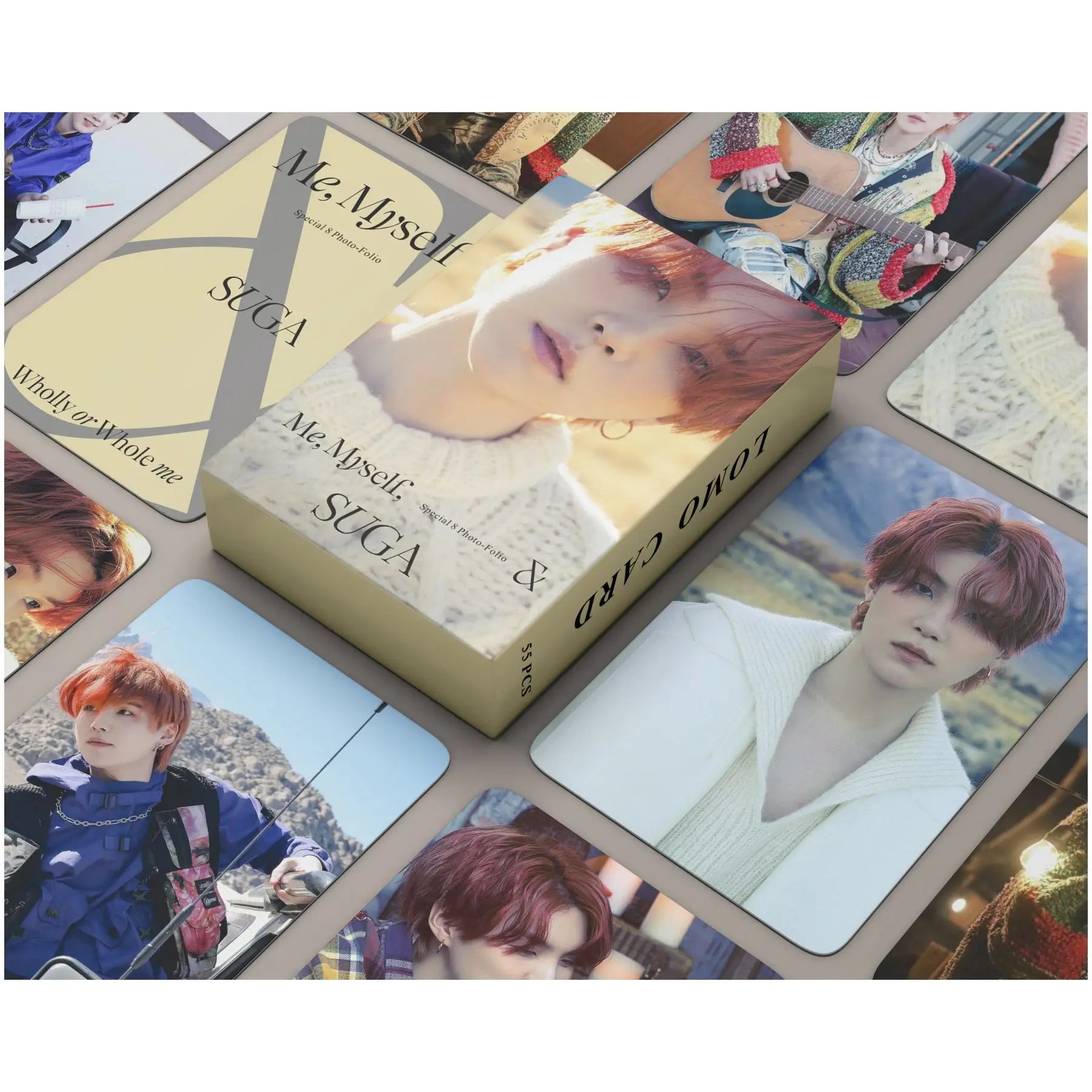 Bangtan Suga Photo Card "Wholly or whole me" Lomo Card Photocards