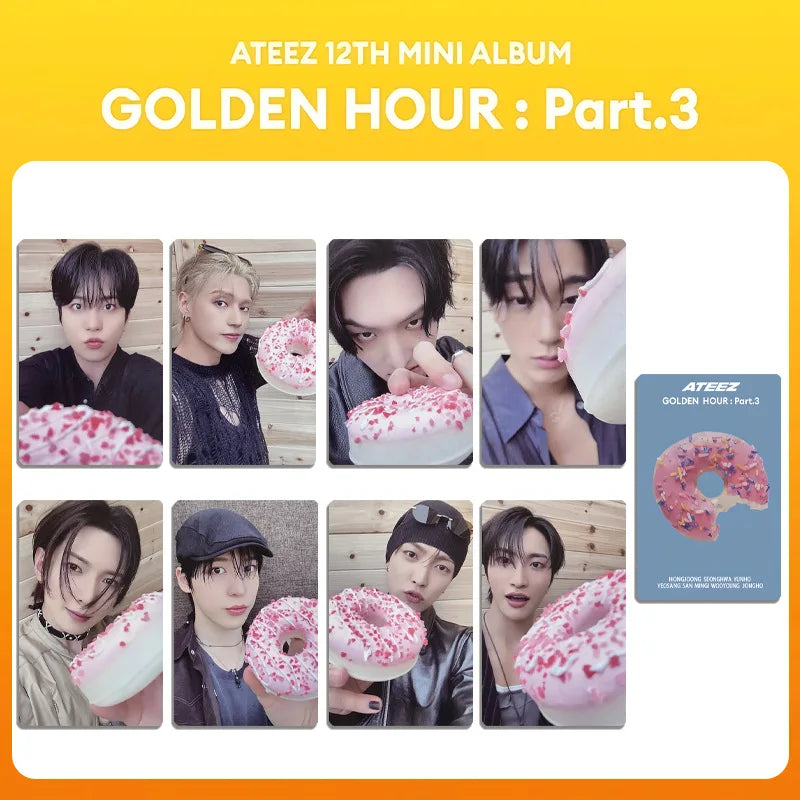 ATEEZ GOLDEN HOUR: PART 3 Album Special Solo 8pcs Photocards
