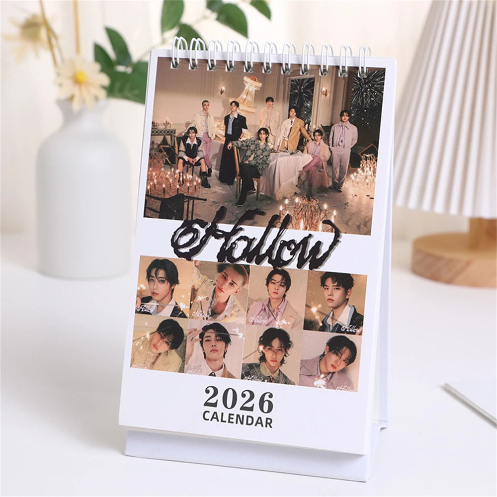 KPOP Idol Group 2026 Desk Calendar Album Photo Fashion Calendar
