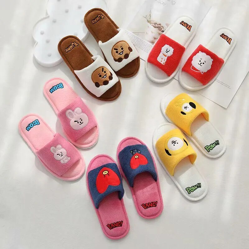 Bangtan21 Character Cute Indoor Slippers