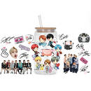 Bangtan Boys Waterproof 3D Stickers for Cups