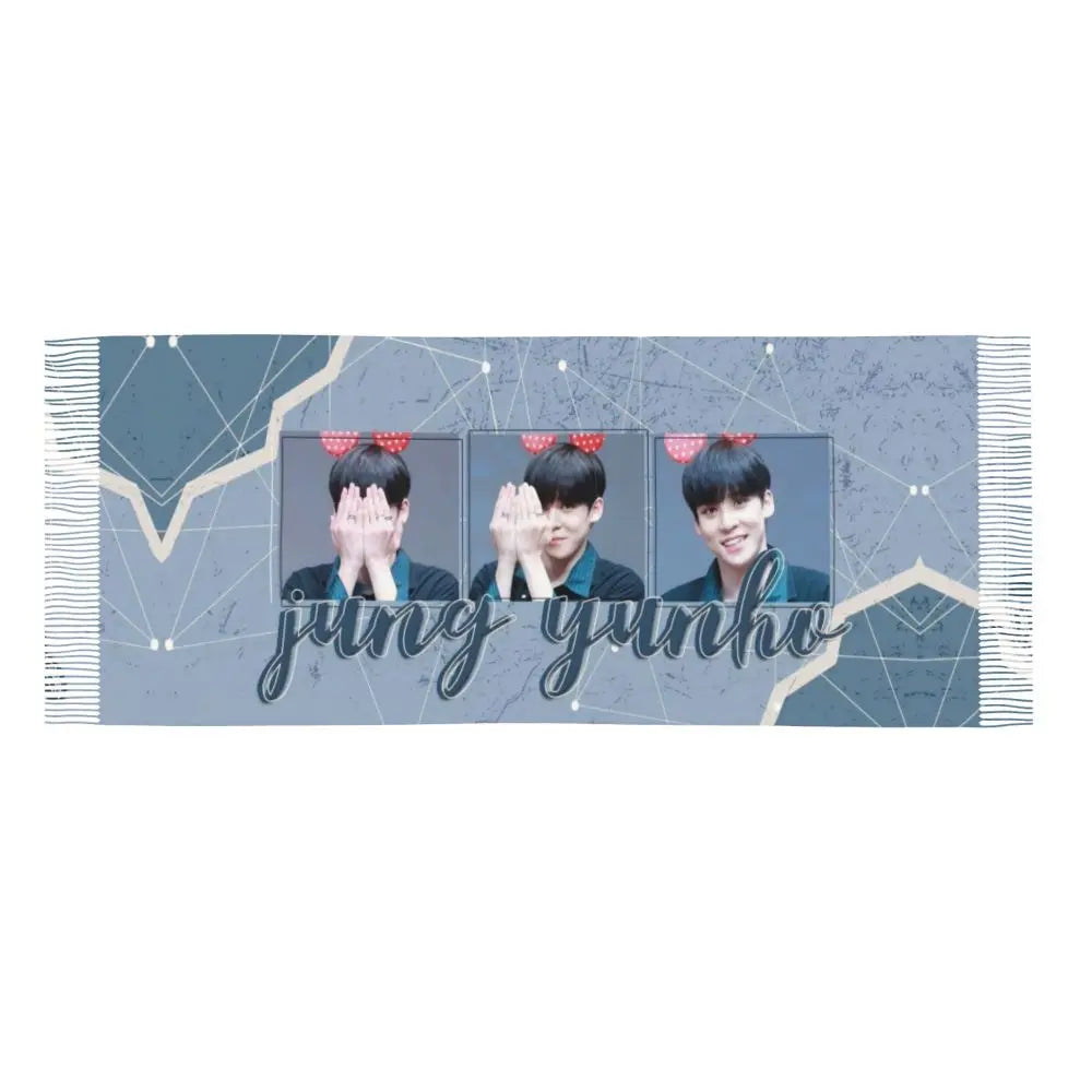 Printed Kpop ATEEZ Logo Scarf