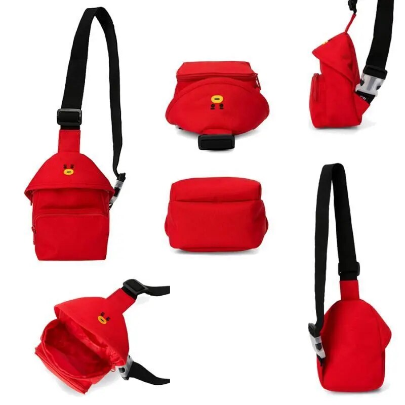 Bangtan21 Cute Cartoons Canvas Shoulder Messenger Bag