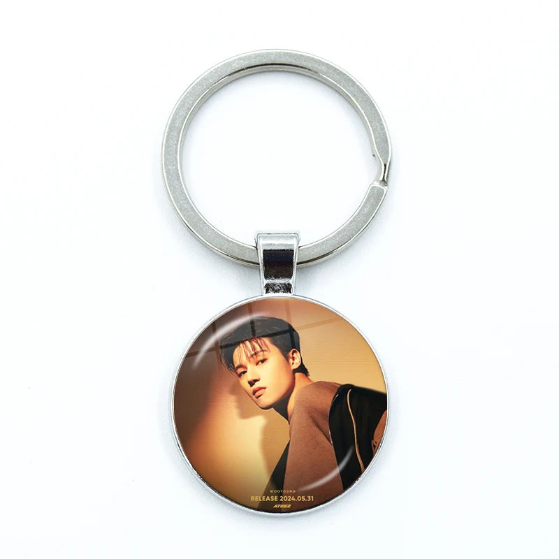 ATEEZ Golden Hour Keychain Keyring Accessories