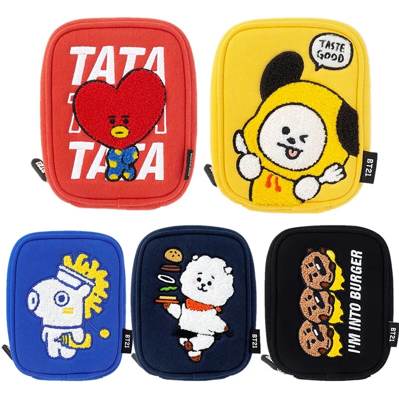 Bangtan21 Anime Plush Coin Storage Pouch Bag