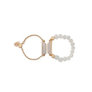 Bangtan Fashion Beaded Chain Ring
