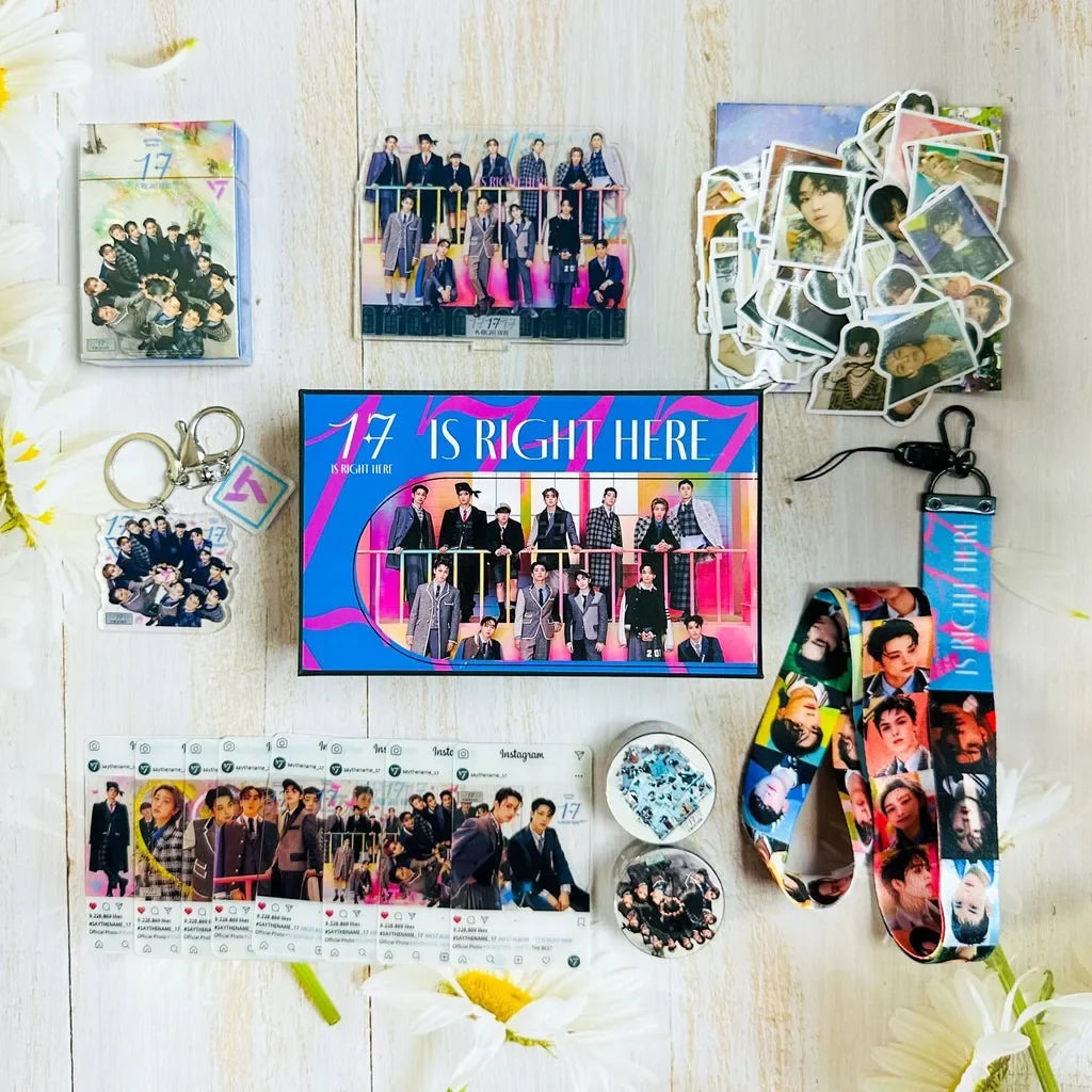Kpop Idol Album 17 IS RIGHT HERE Gift Box Set