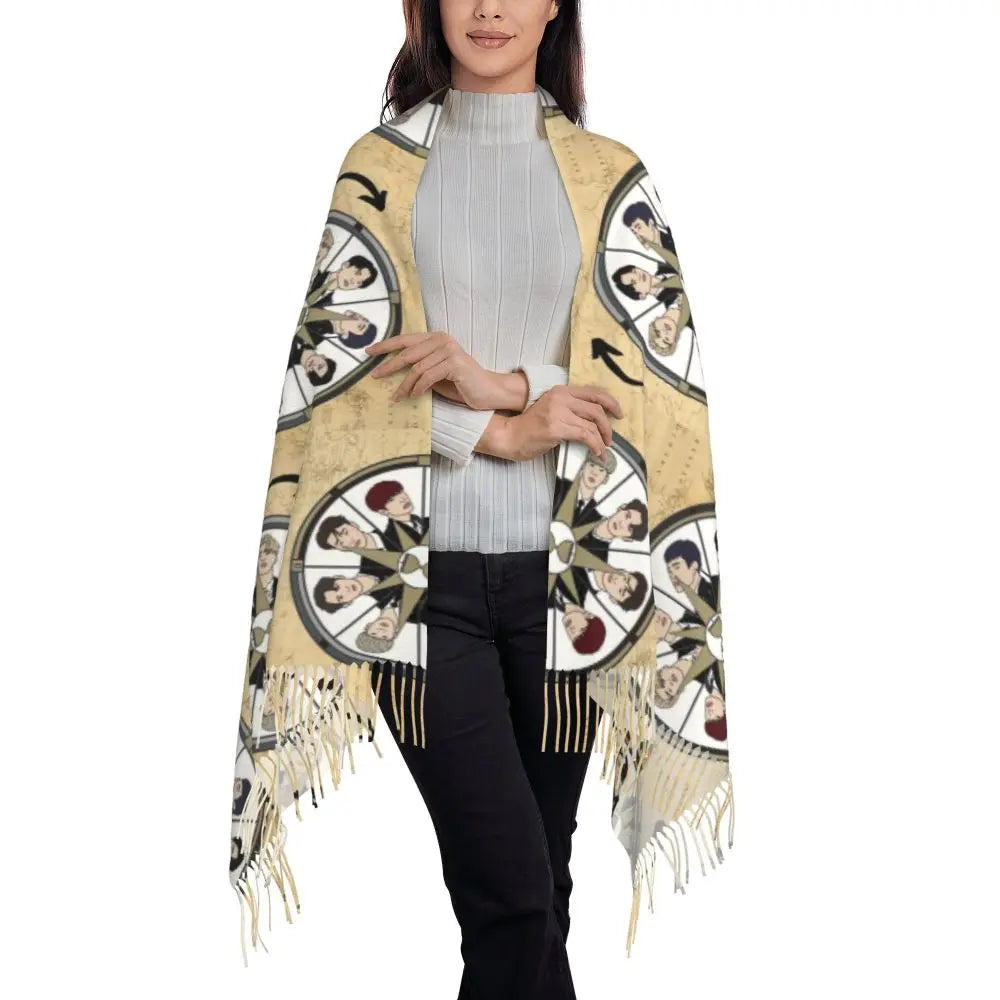 Printed Kpop ATEEZ Logo Scarf